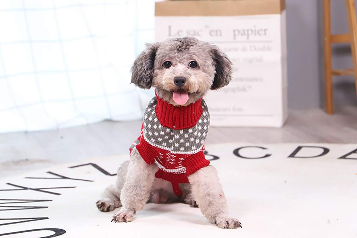 Christmas Sweaters Pet Winter Knitwear Xmas Clothes