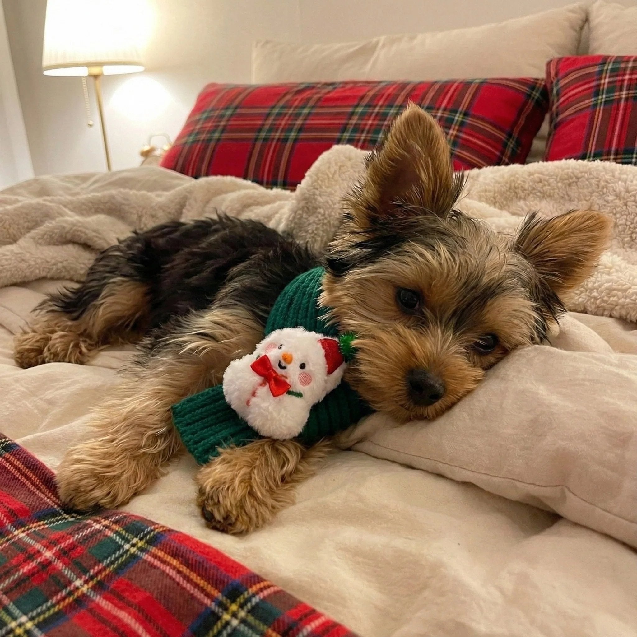 Festive Friends Pet Knit Scarf