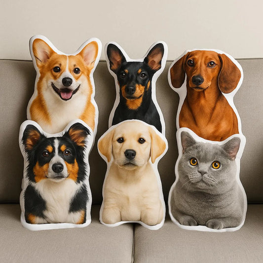Personalized Pet Shaped Pillow 3D Photo Pillow