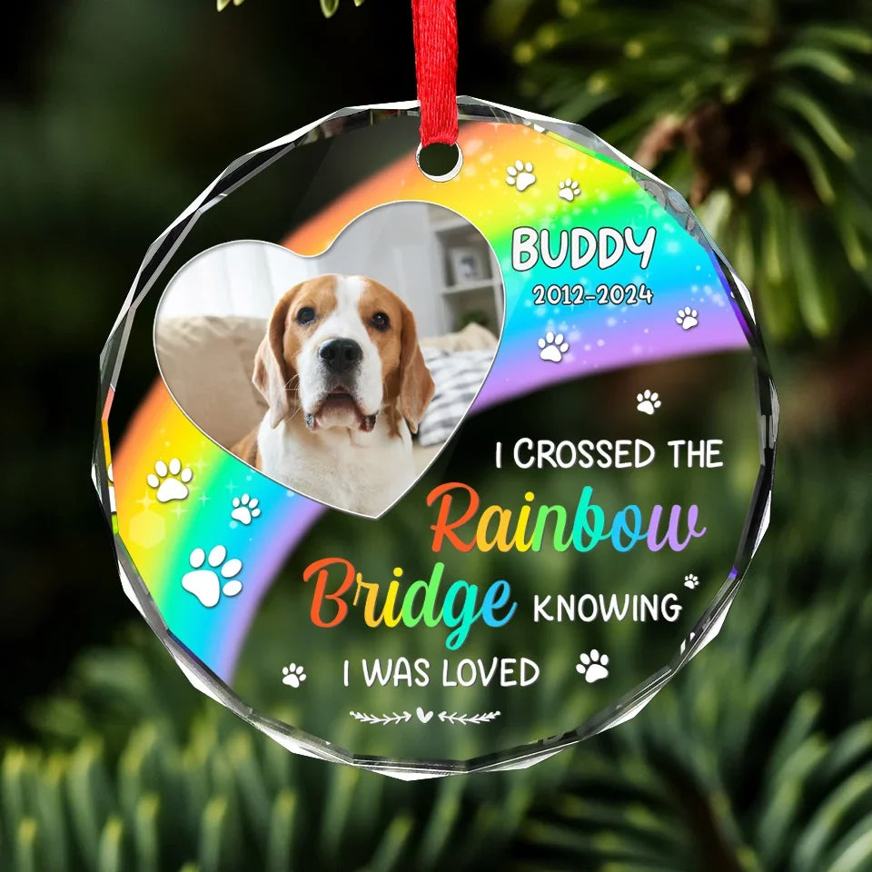 Custom Photo A Piece Of My Heart Is At The Rainbow Bridge