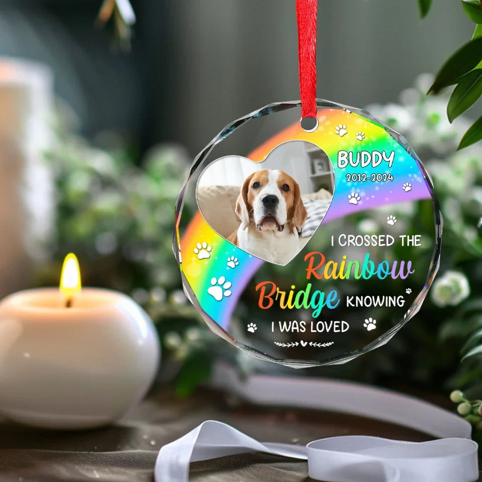 Custom Photo A Piece Of My Heart Is At The Rainbow Bridge