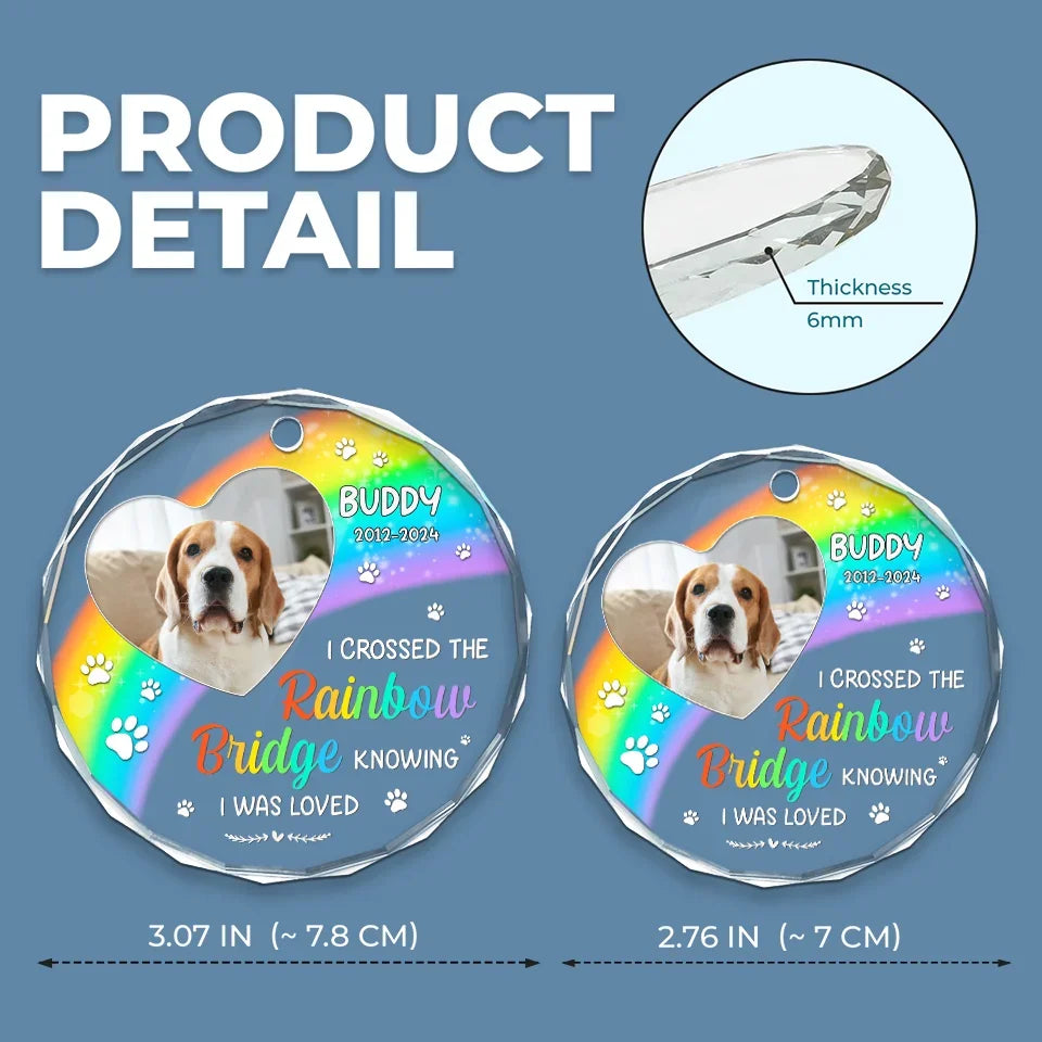 Custom Photo A Piece Of My Heart Is At The Rainbow Bridge