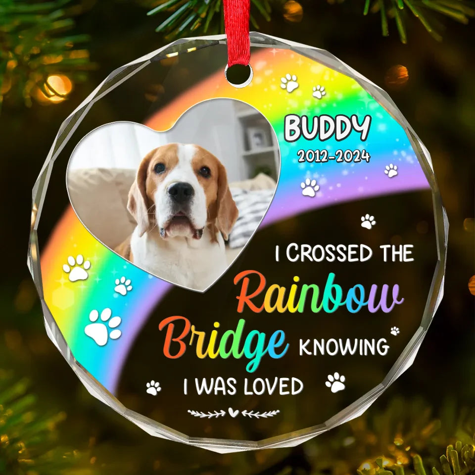 Custom Photo A Piece Of My Heart Is At The Rainbow Bridge
