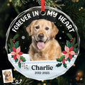 Personalized Pet Photo Ornament – Christmas Gift for Pet Lovers