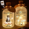 Custom Photo Glass Bottle LED Light