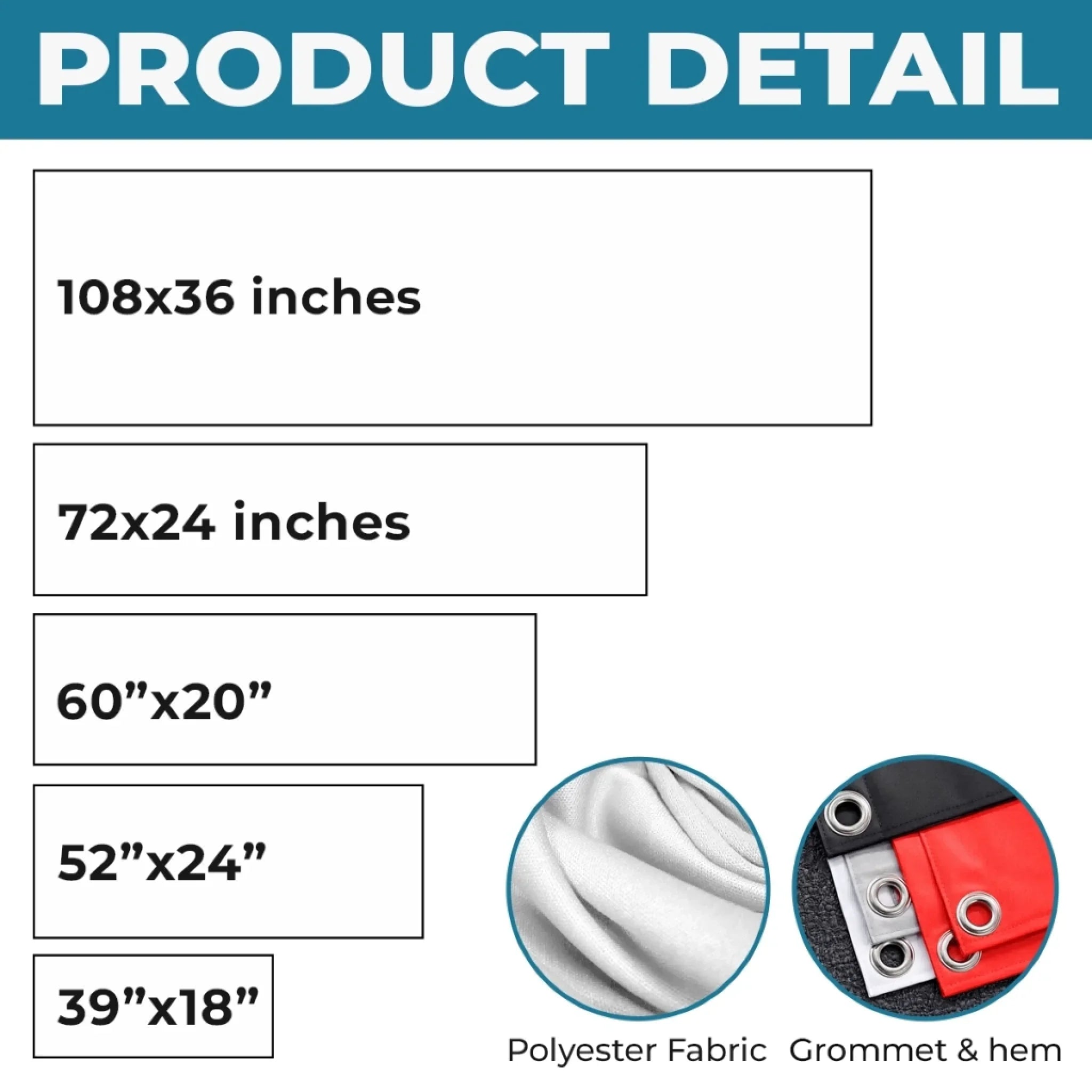 Custom Polyester Outdoor Banner - Personalized America 250th Anniversary Gifts