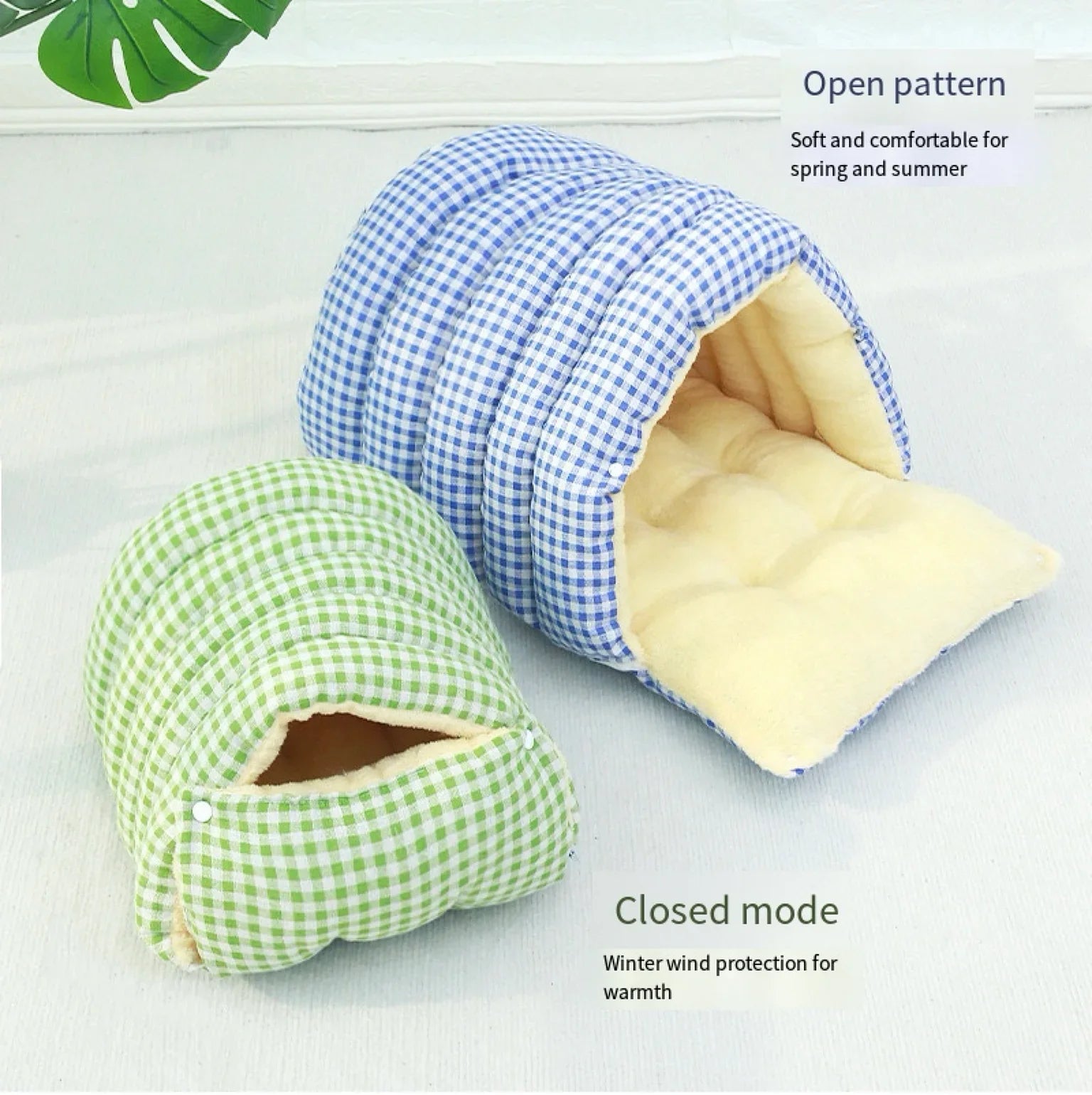 Cave Style Cozy Hideaway with Removable Washable Cover Bed