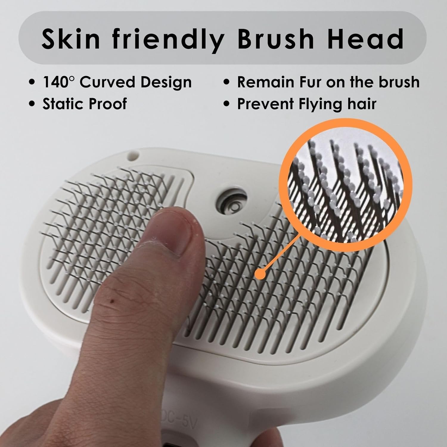 Mist Massage Brush Mist PuffGroom Cat Brush