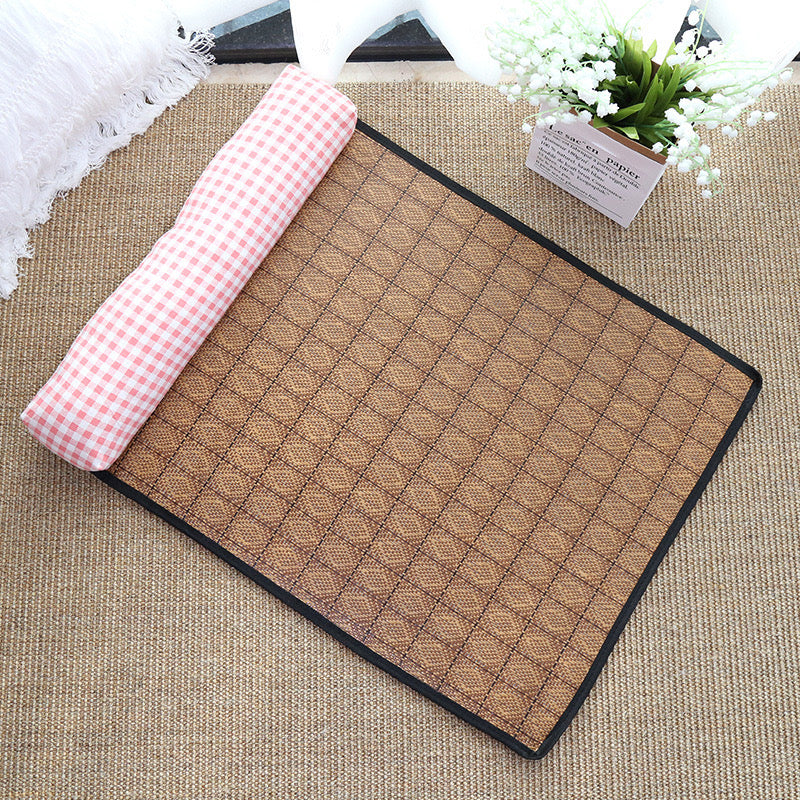 Breathable Rattan Cooling Pet Mat