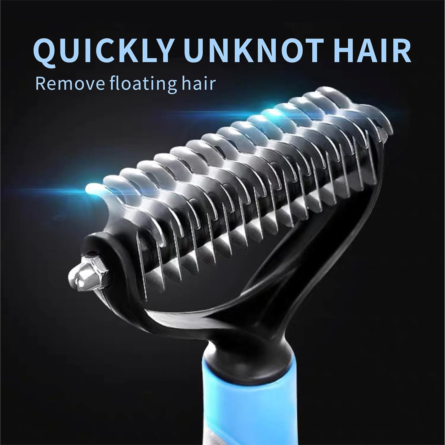 2-in-1 Dematting & Deshedding Pet Grooming Brush