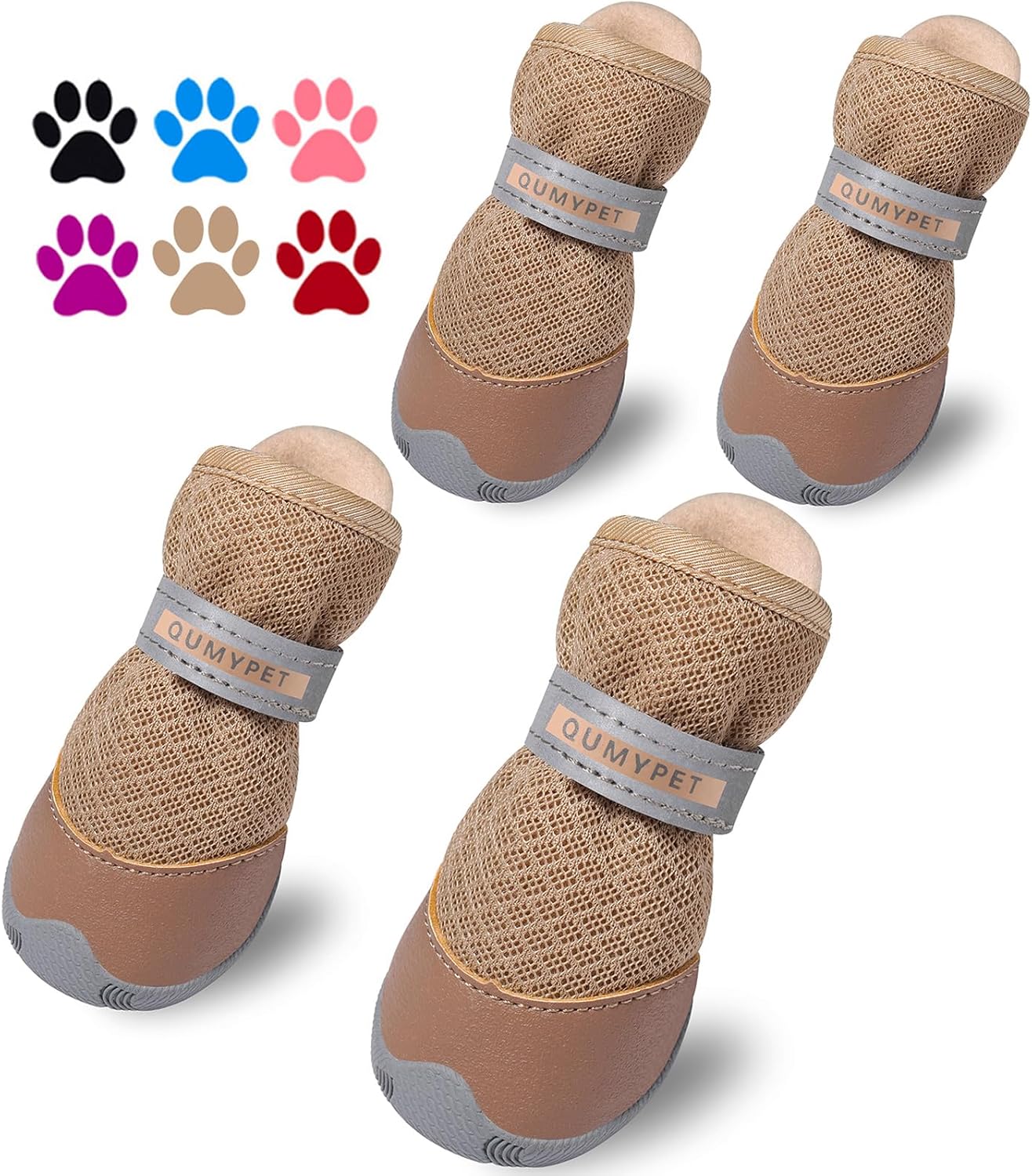 Breathable Dog Shoes for Small Dogs – Anti-Slip Summer Paw Protectors