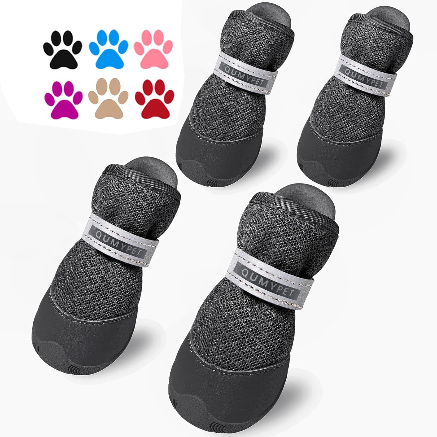Breathable Dog Shoes for Small Dogs – Anti-Slip Summer Paw Protectors