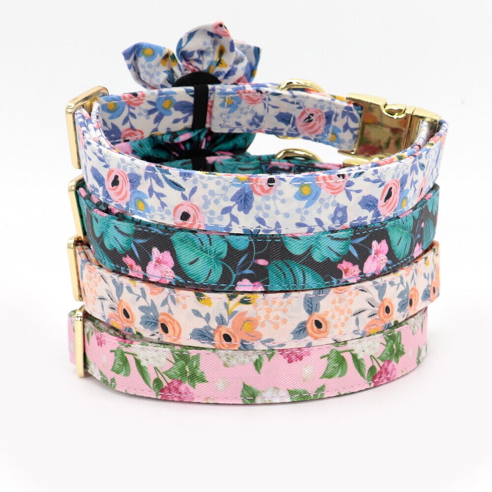 Personalized Puppy Collar – Adjustable Nylon Dog Collar with Free Name Engraving