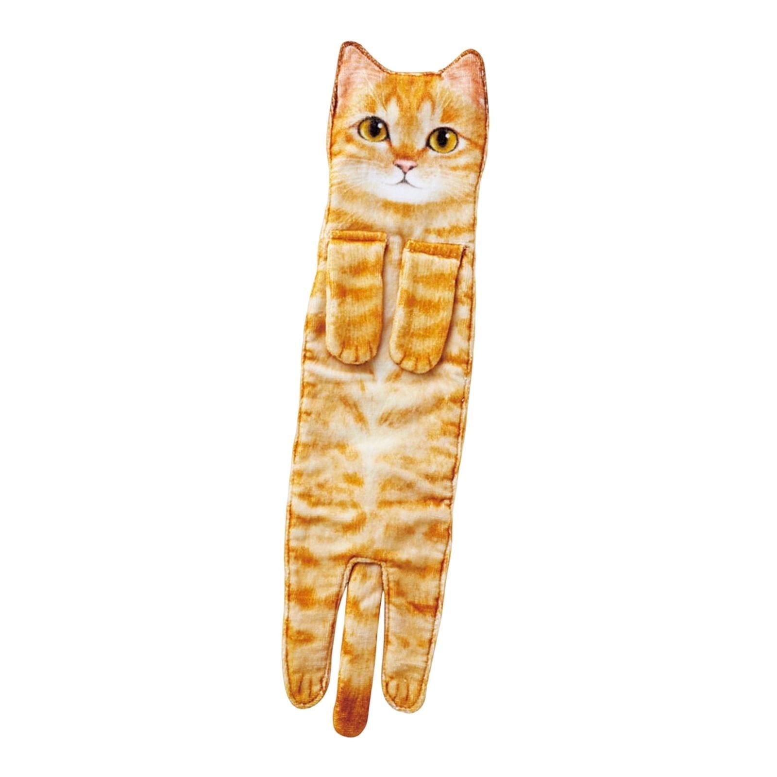 Funny Cat Hand Towels
