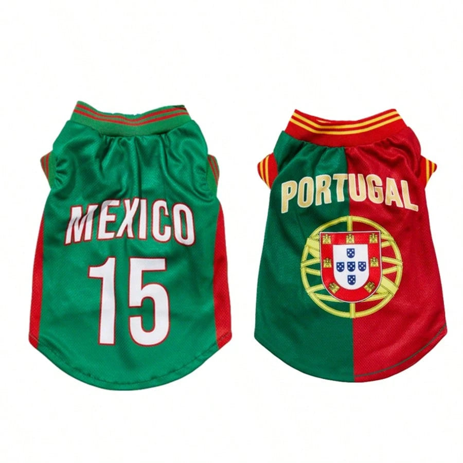 ⚽🐾 2026 North America Football Fan Pet Jersey