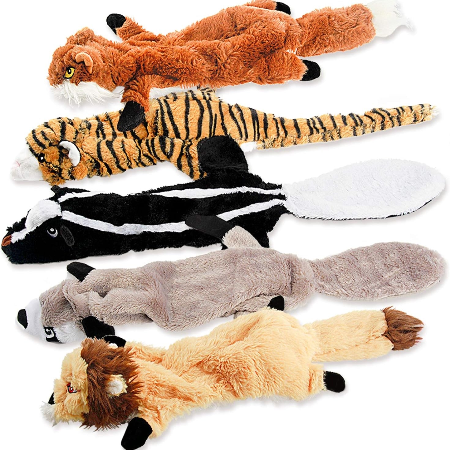 Soft Fabric 5 Pack Big Woodland Animals Toys