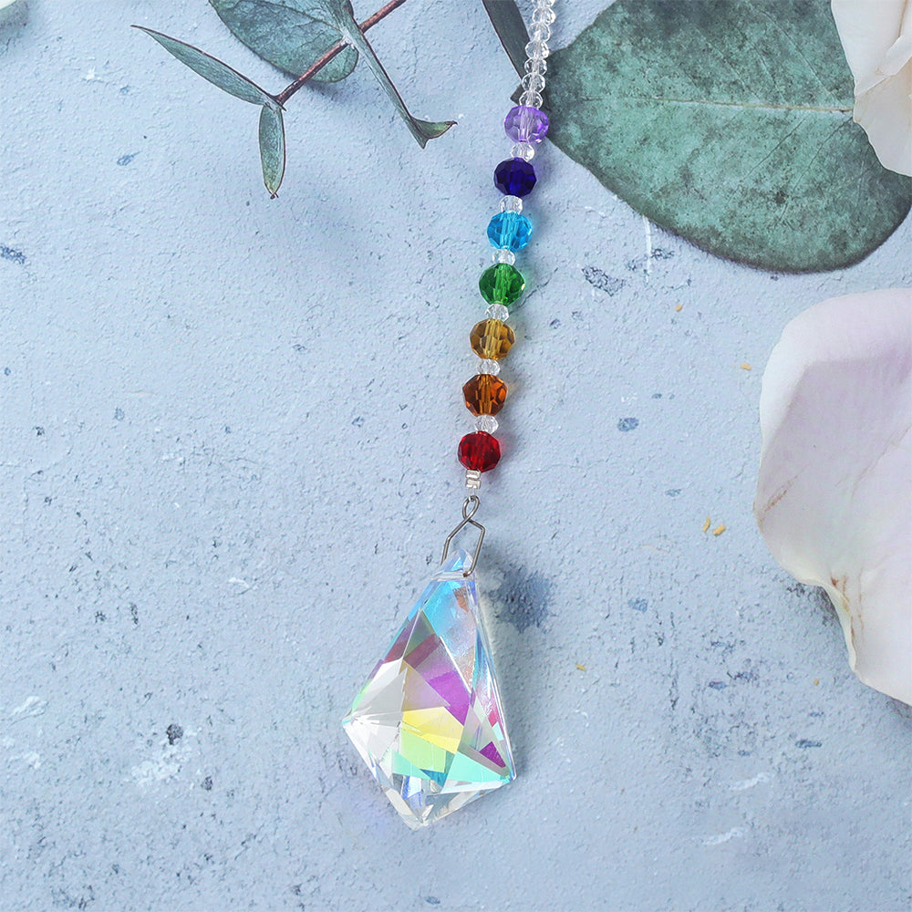 Personalized Pet Memorial Hanging Crystal Prism