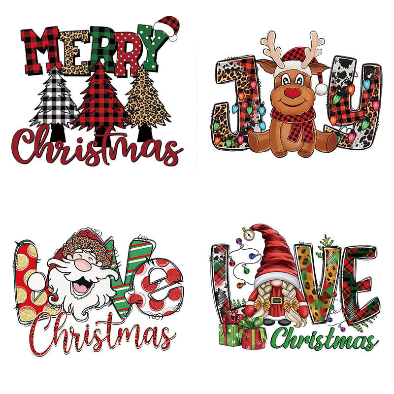 🎄15PCS Christmas Mystery DTF Transfer Bundle 🎅🔥for T-Shirts, Totes & DIY Gifts