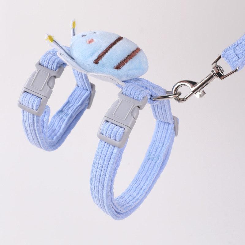 Cute Bee Cat Harness Leash Set