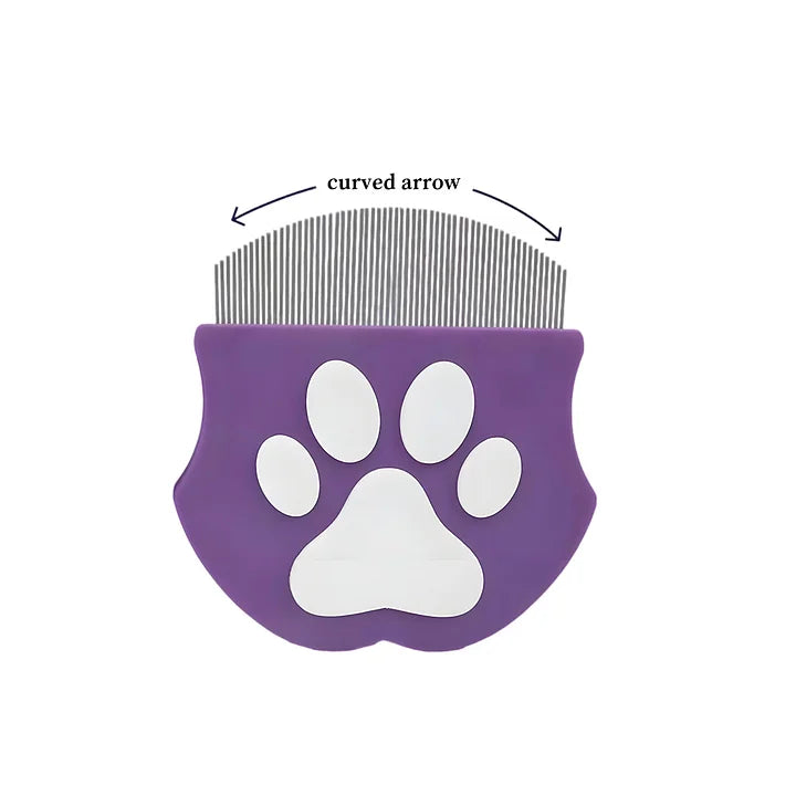 Professional Eye Comb for Pets Stainless Steel Tear Stain Remover for Cats & Dogs
