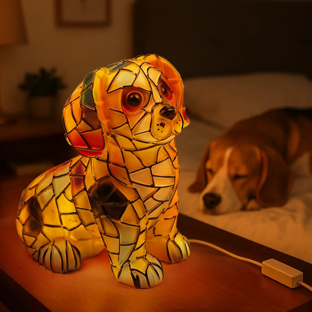 Beagle Lamp - Personalized Custom Dog Lamp
