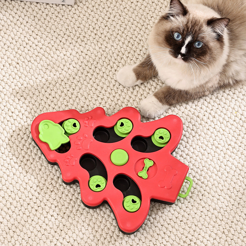 Interactive Cat Treat Puzzle