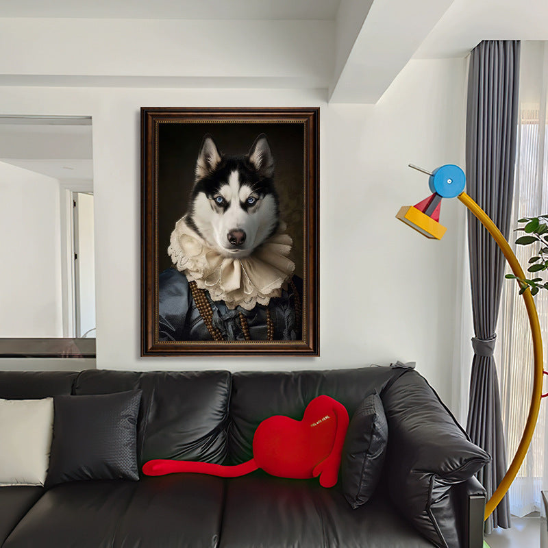 Custom Renaissance Pet Portrait – Turn Your Dog’s Photo into Royal Art