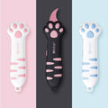Retractable Cat Paw Box Cutter Safe One-Button Slide