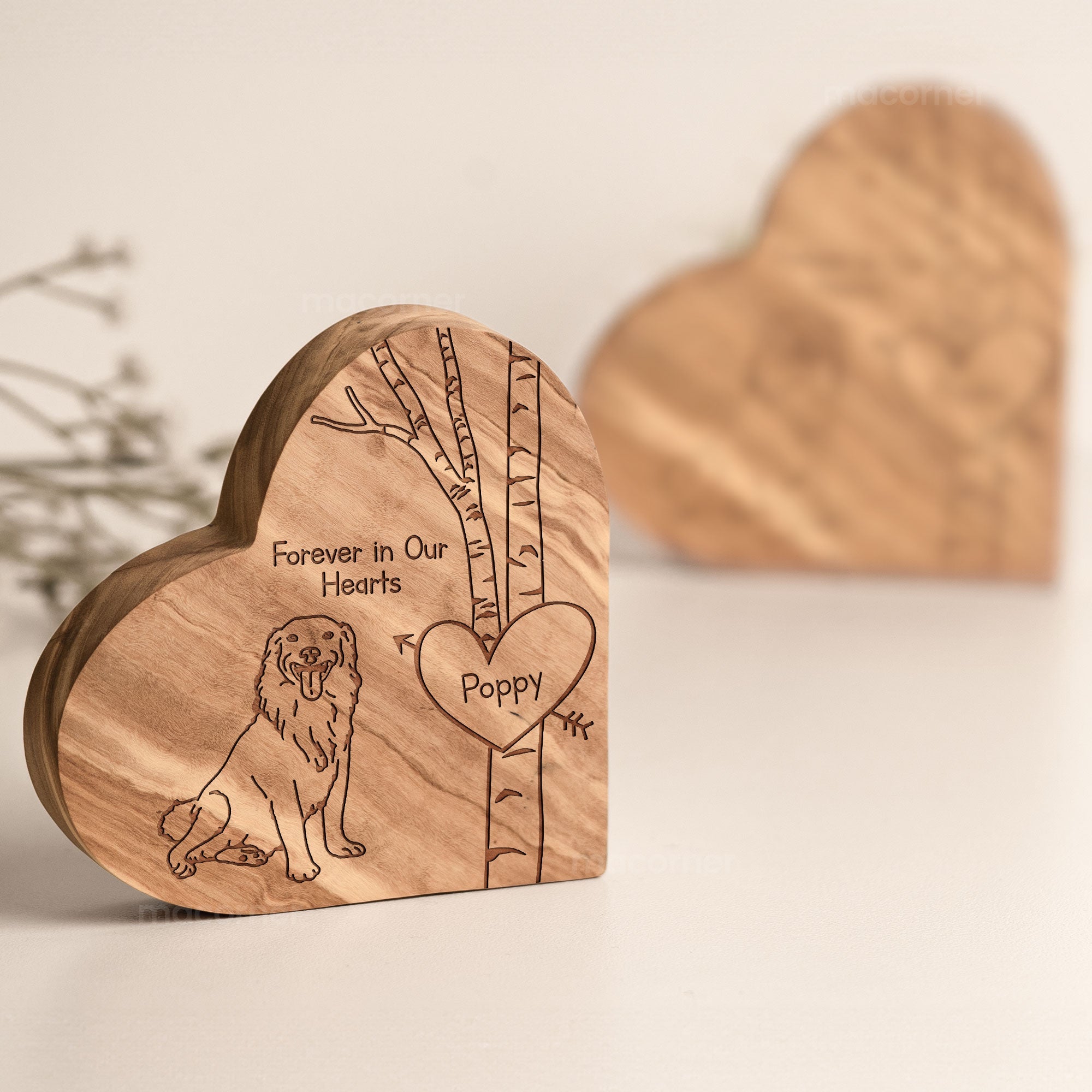 Personalized Engraved Wood Photo Plaque