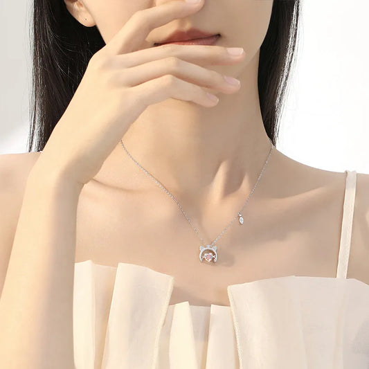 Whisker Wink — Kitten Pendant