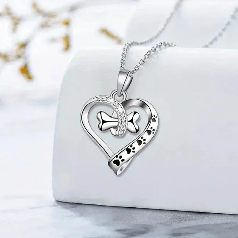 Ever-Faithful Heart & Bone Necklace