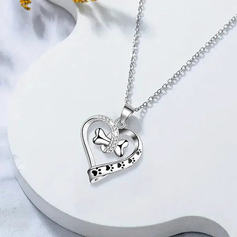 Ever-Faithful Heart & Bone Necklace