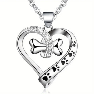 Ever-Faithful Heart & Bone Necklace