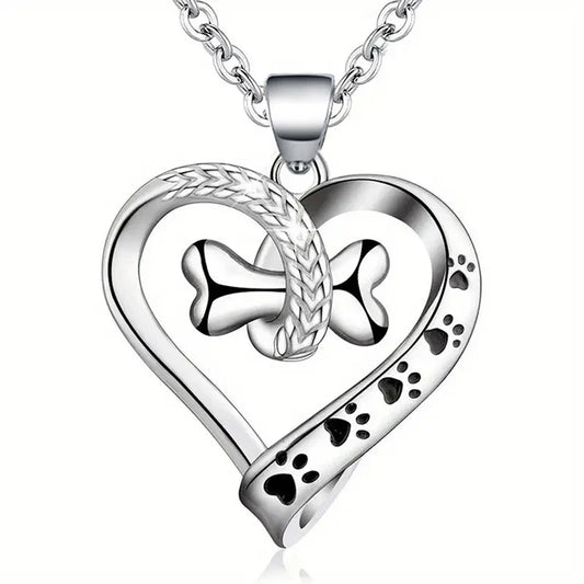Ever-Faithful Heart & Bone Necklace