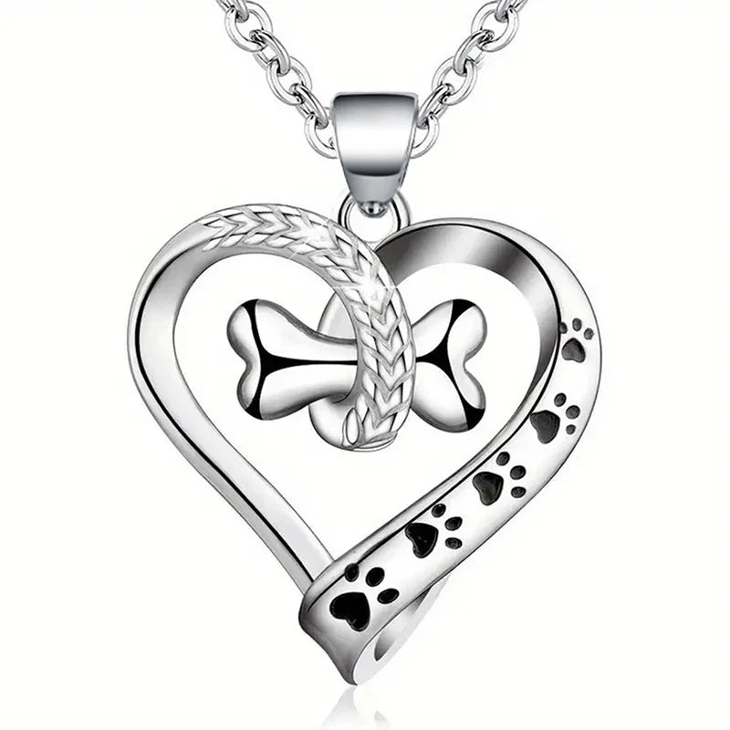 Ever-Faithful Heart & Bone Necklace