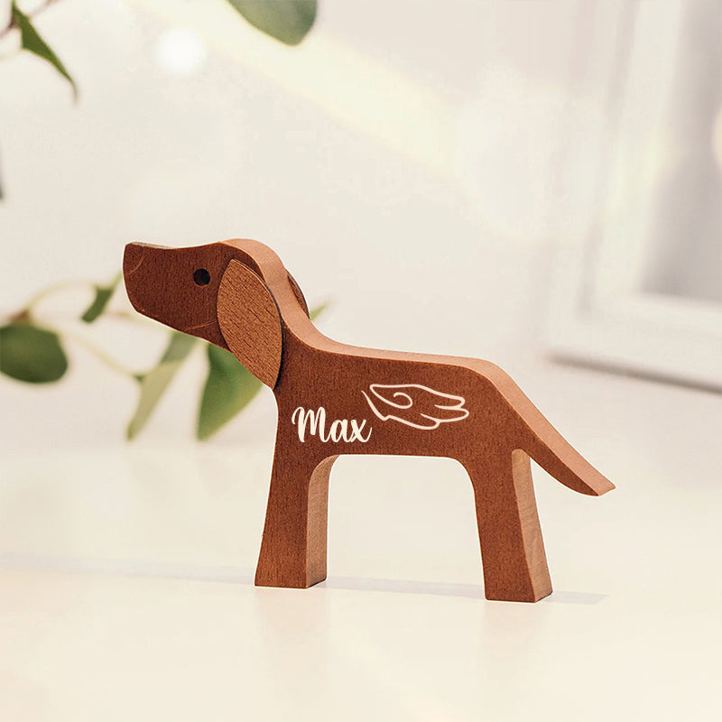 Personalized Custom Wooden Pet Carvings - Home Is Where The Paws Are
