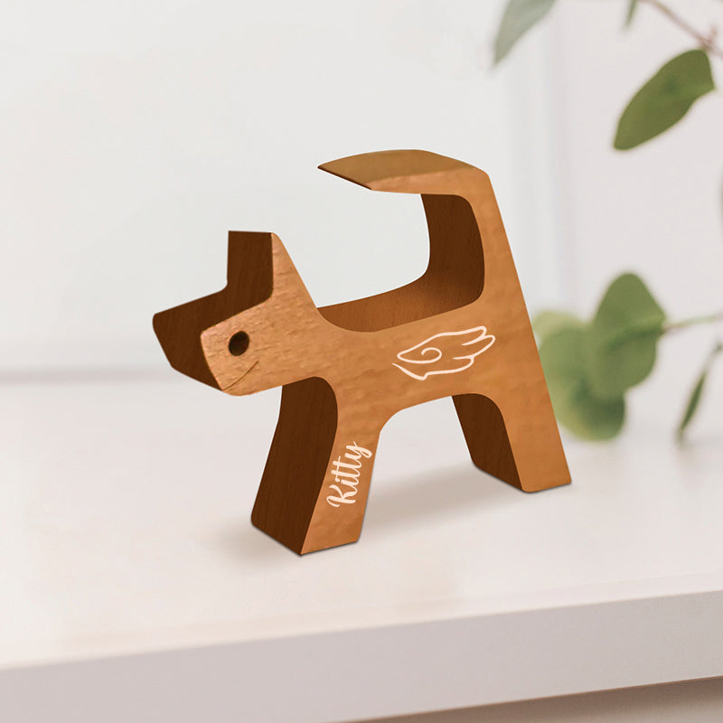 Personalized Custom Wooden Pet Carvings -Gift For Pet Lovers