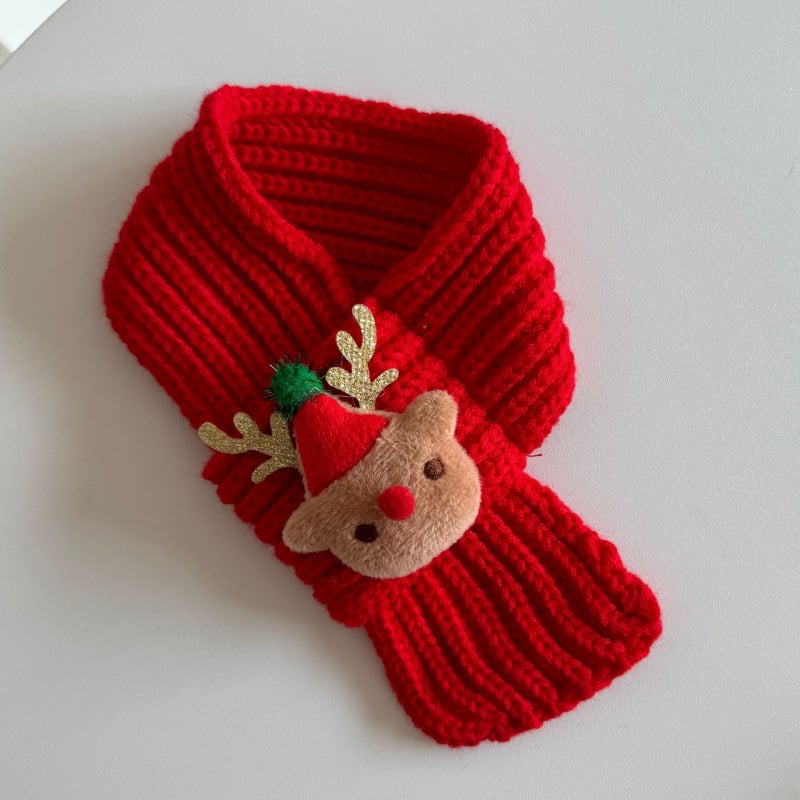 Festive Friends Pet Knit Scarf