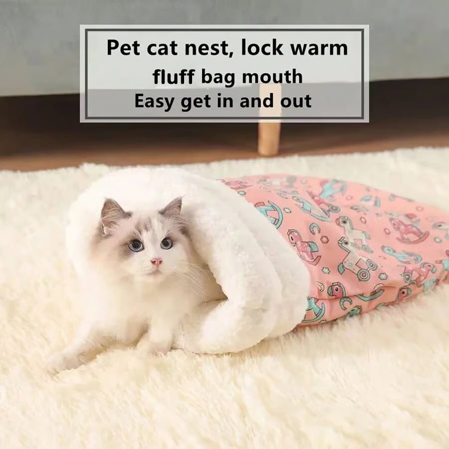 Cozy Pet Nest for Cats and Dogs