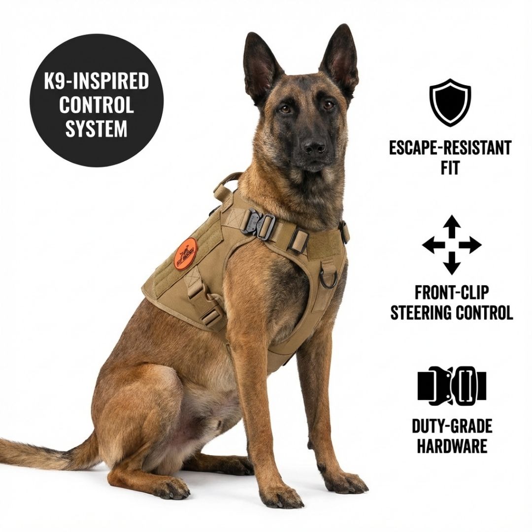 K9 Tactical No Pull Dog Harness Military Dog tactical Vest Gear