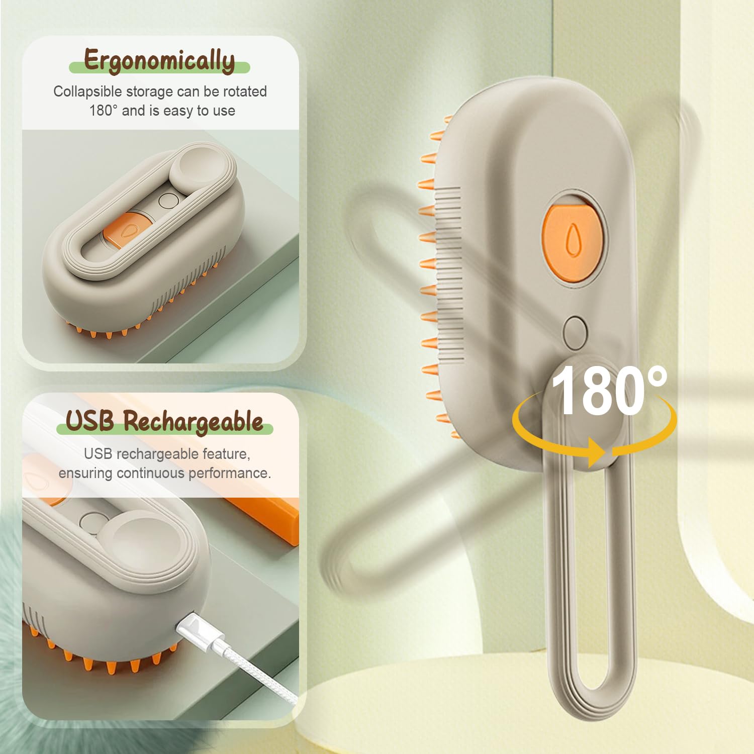 Deshedding Pet Comb – Quick Hair Remover for Cats & Dogs
