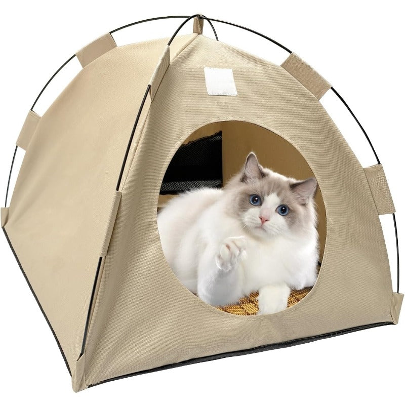 Pop-Up Pet Tent – Portable Hideaway for Cats & Small Dogs