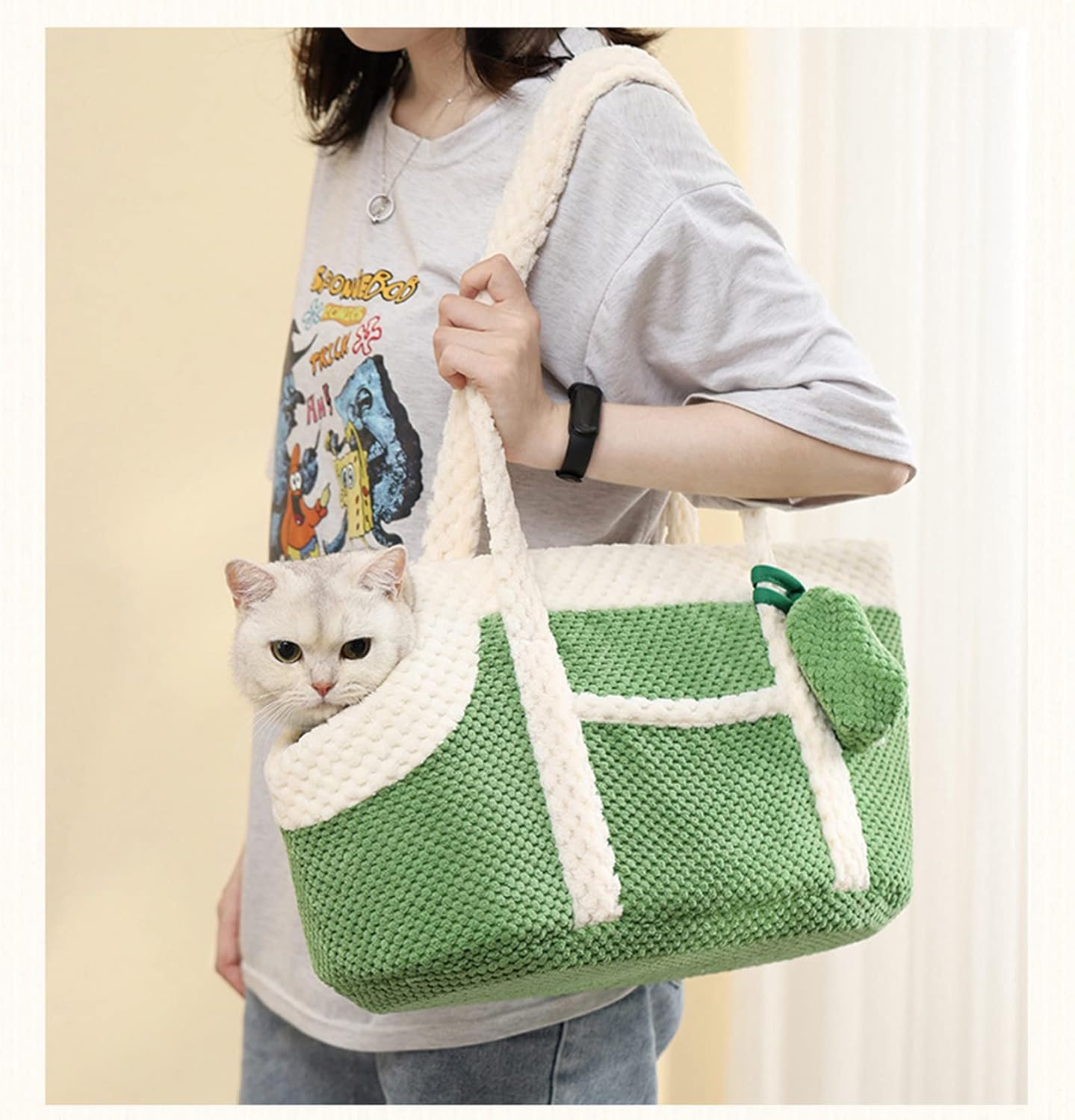 Soft Pet Travel Carrier Tote Bag