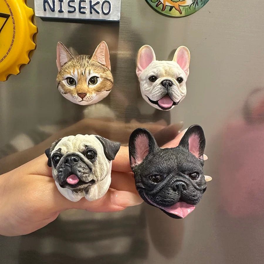 Personalized Magnetic 3D Pet Head Figurine™