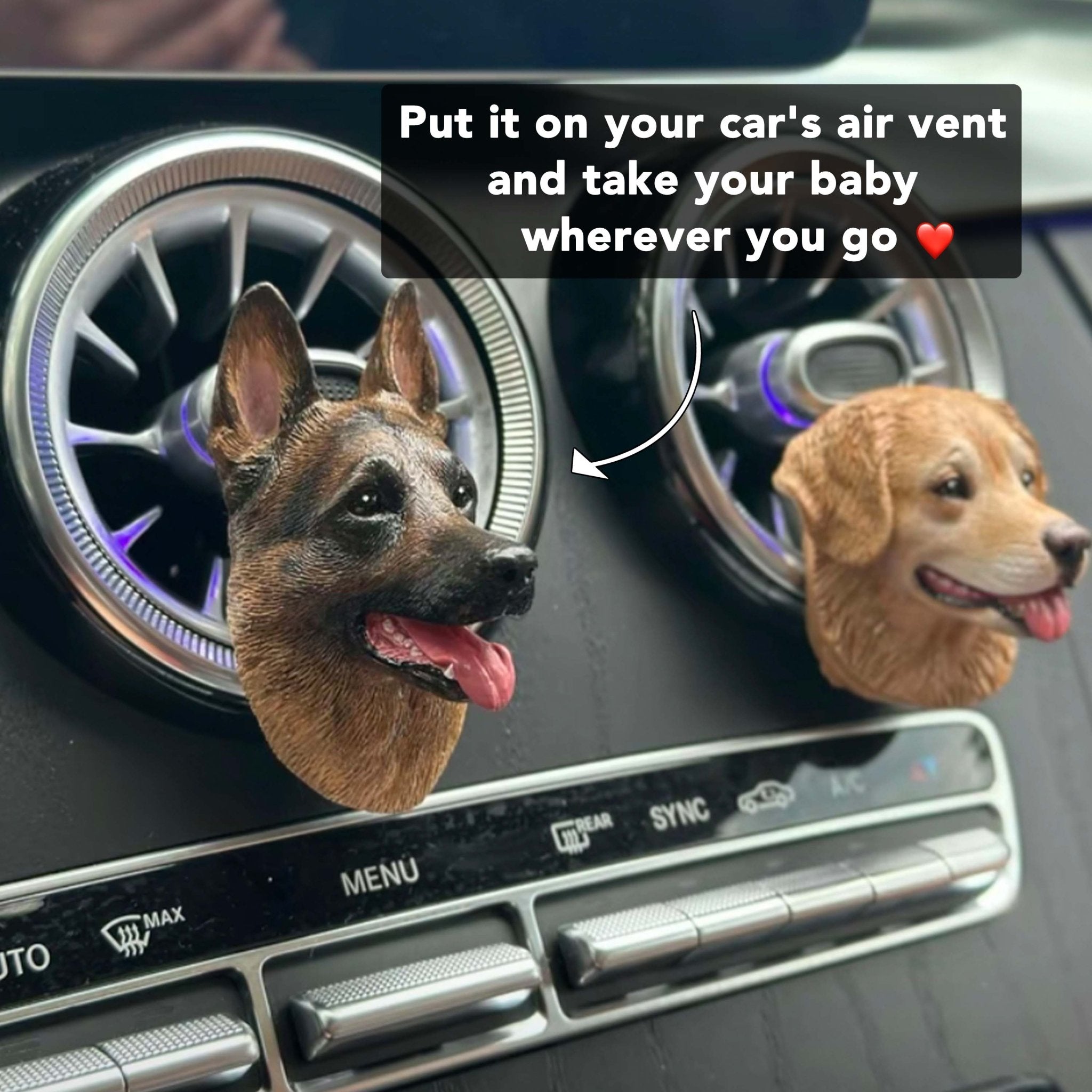 Personalized Magnetic 3D Pet Head Figurine™
