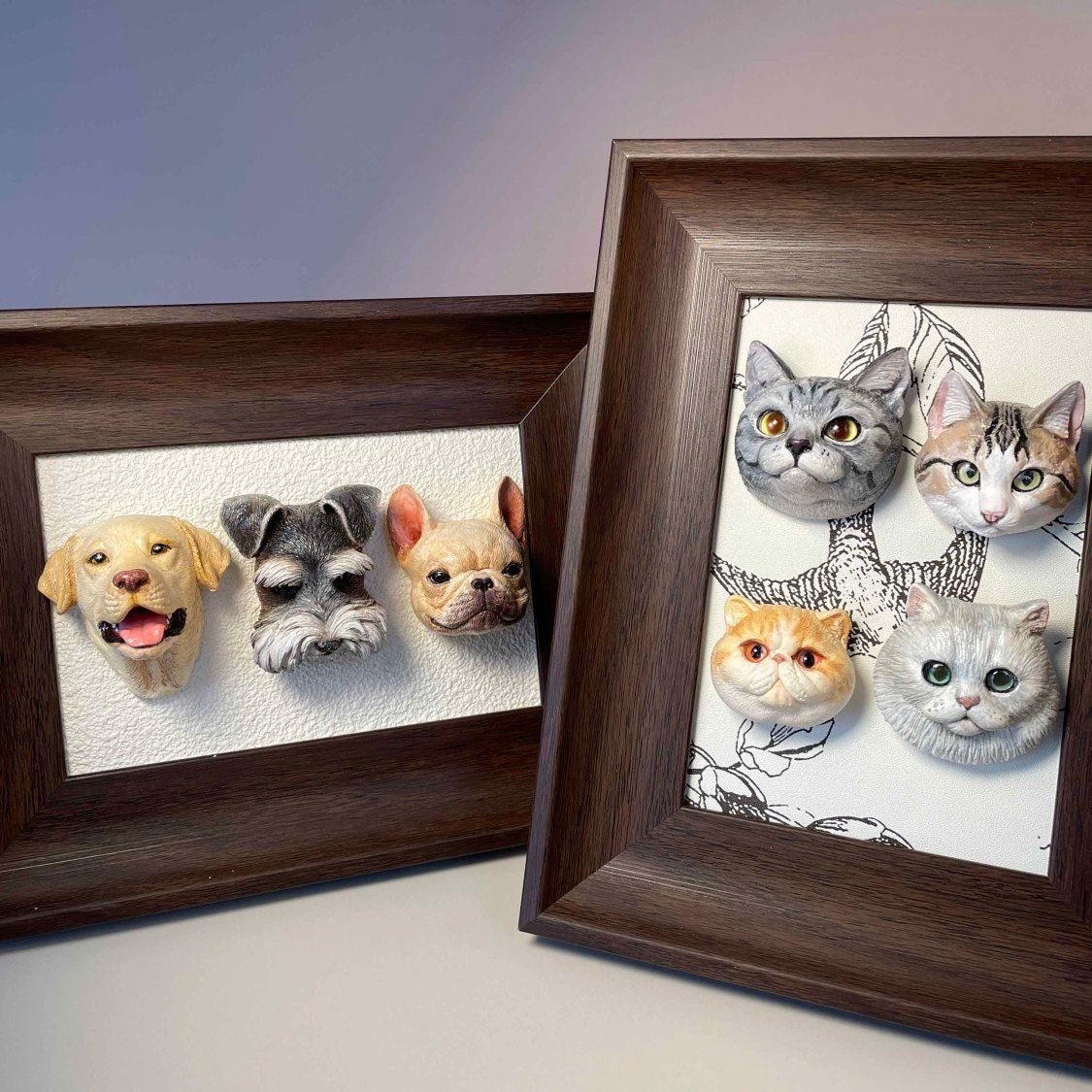Personalized Magnetic 3D Pet Head Figurine™