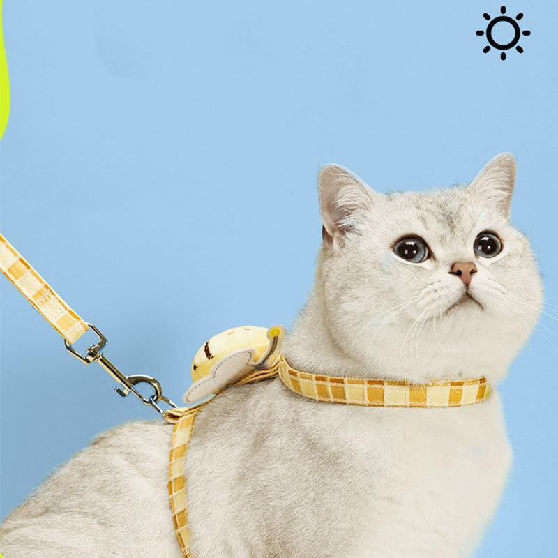 Cute Bee Cat Harness Leash Set