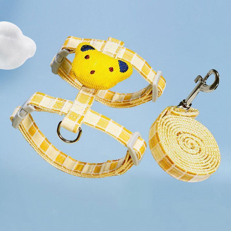 Cute Bee Cat Harness Leash Set
