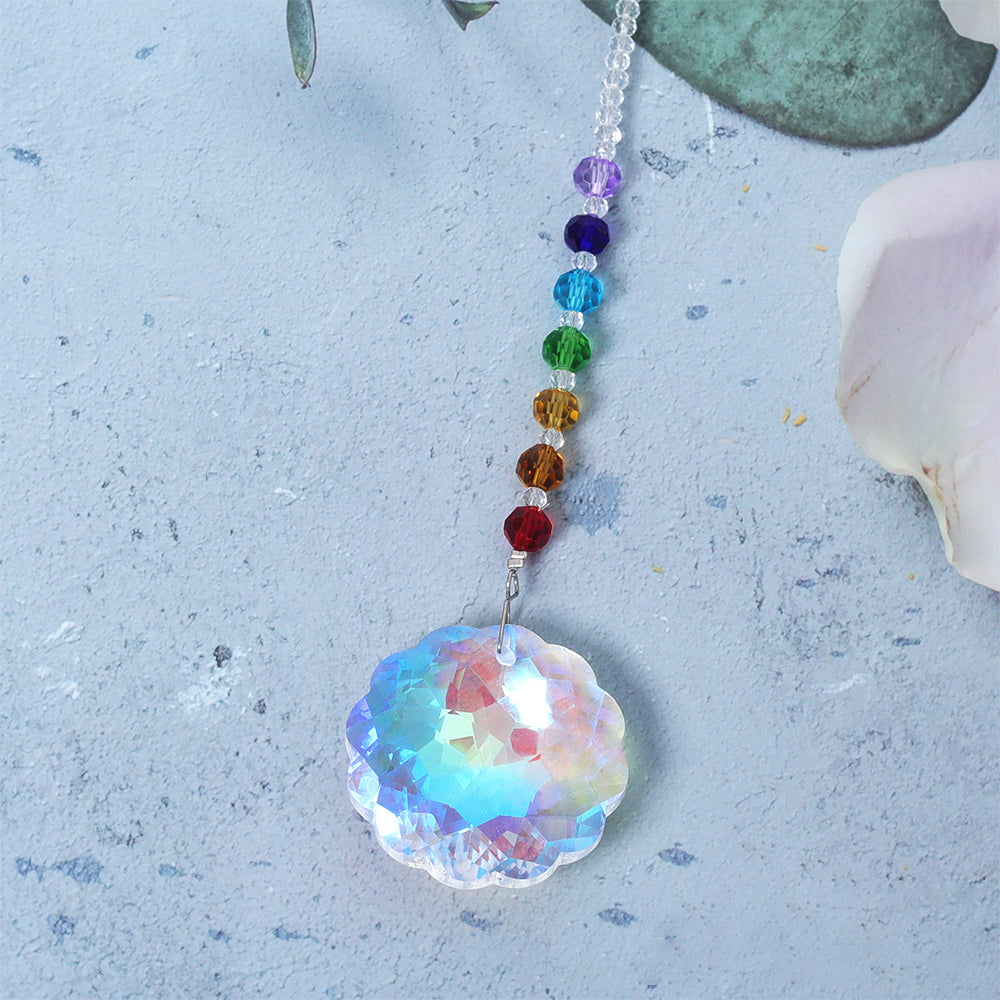 Personalized Pet Memorial Hanging Crystal Prism