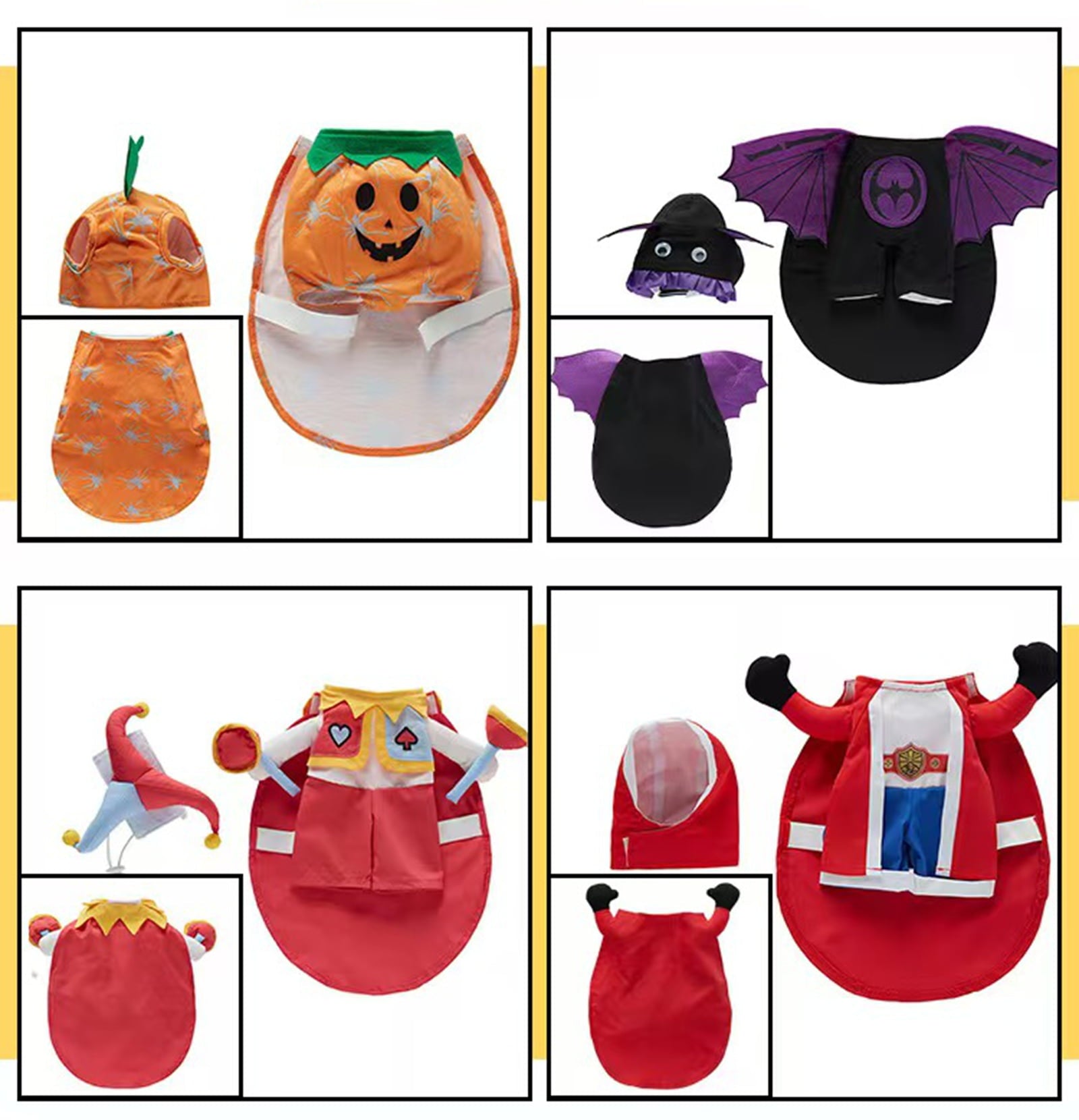 Dog Halloween Costumes Christmas Funny Soft Pet Fall/Winter Outfits